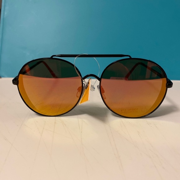 Unisex round steampunk style sunglasses. Trendy - Picture 3 of 6